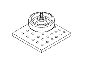 海绵压陷硬度试验夹具 